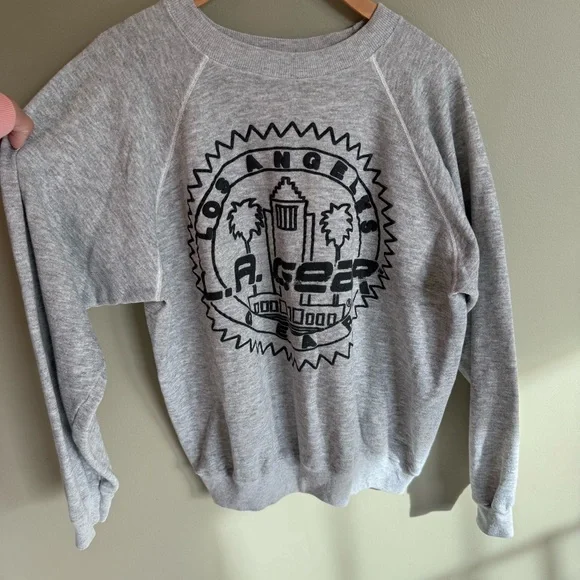 L.A. Gear Gray Sweatshirt - Picture 6 of 7